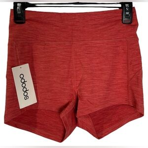 NWT Ododos M Space Dye Hot Coral Biker Shorts